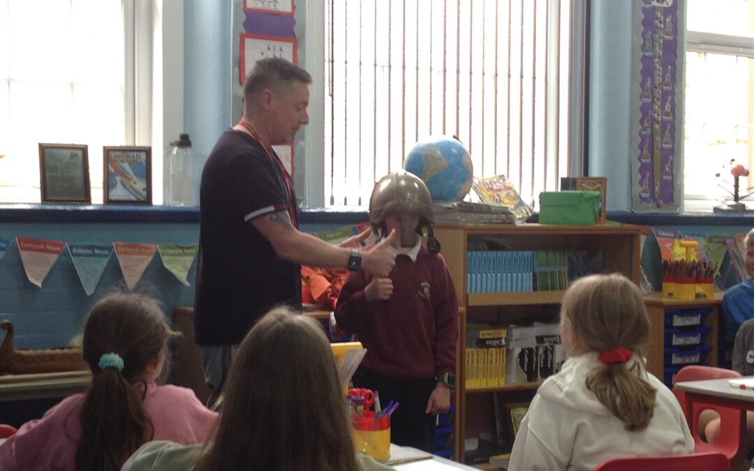 Adam Bushnell Visits Class 5